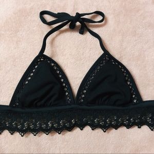SOLD black bikini top